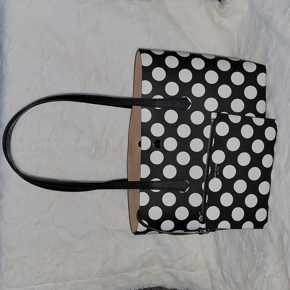 ‼️♠️NWT Kate Spade Molly Bikini Dot Small Tote